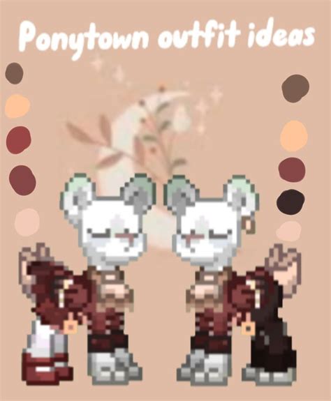 Ponytown Outfit Ideas Made By Me