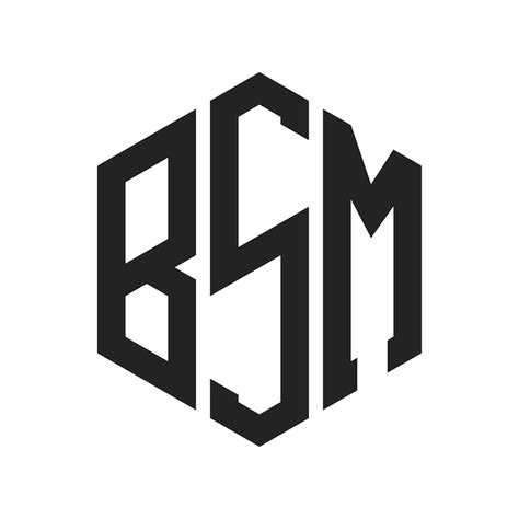 Desenho Do Logotipo Da Bsm Letra Inicial Logotipo Do Bsm Monograma