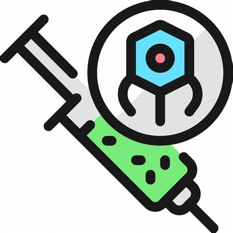 Medical Nanobot Syringe Icon Download On Iconfinder