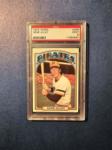 1972 Topps 286 Gene Alley PSA 9 EBay