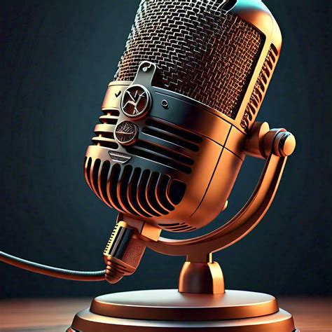 podcast microphone sound royalty  stock illustration