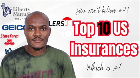 Top 10 Best Insurance Companies In The Usa Top Rated Insurance Companies Usa Youtube