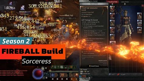 Tier 100 Lilith Fireball Sorceress Build Guide Diablo 4 Season