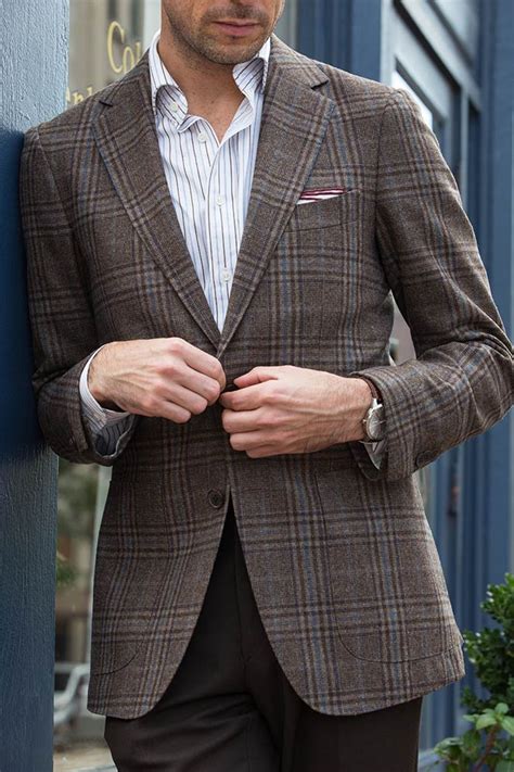 Plaid Mens Blazer Fall Mens Outfit Ideas He Spoke Style