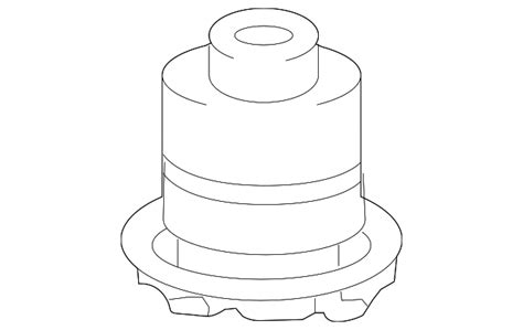 Toyota Suspension Cross Member Lower Insulator