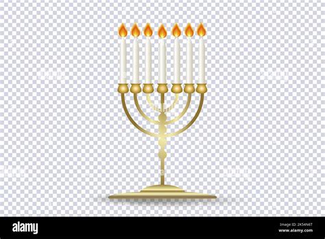 Ic Ne Menorah Dor E Chandelier Juif Traditionnel Sept Branches