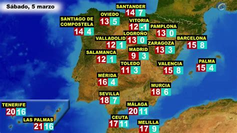 El Tiempo En Espa A Por Ccaa Actualizada Para El S Bado Y Domingo