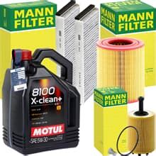 MANN INSPEKTIONSPAKET MOTUL 5W 30 MOTORÖL passend für 2 0 TDI AUDI A6