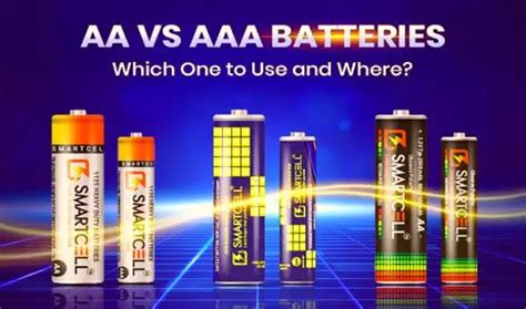 Difference Between AA And AAA Batteries| AA Vs AAA Batteries