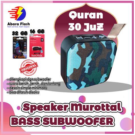 Jual Speaker Murotal Quran Mini Portable Murottal Alquran Juz Suara