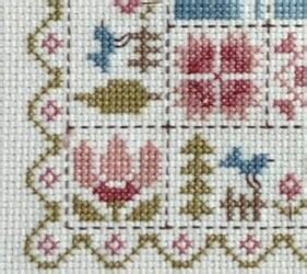 Patchwork Houses Counted Cross Stitch Chart Etsy