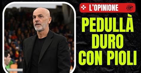 Milan Pedullà duro Pioli is in ferie Non spiega gli infortuni