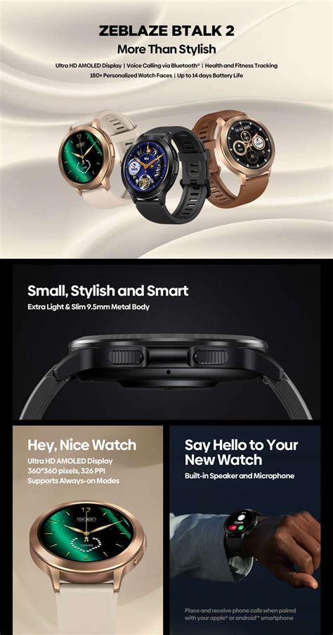 Original Zeblaze Btalk Bluetooth Calling Smart Watch Price In Bangladesh