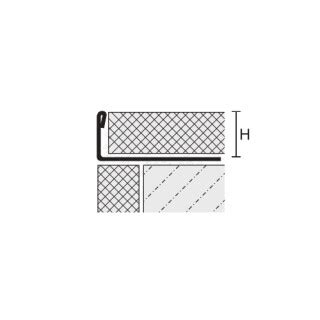 10x L Profil Edelstahlschiene Fliesenschiene Fliesenprofil L250cm 9mm