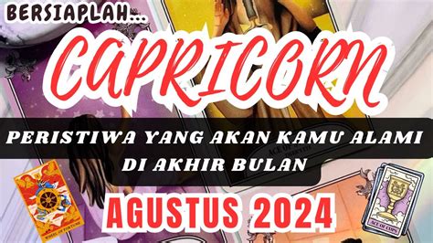 Capricorn Bersiaplah Peristiwa Yang Akan Kamu Alami Di Akhir Bulan