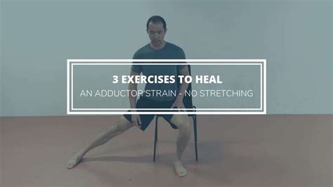 3 Exercises to Heal an Adductor Strain | Exercise, Pelvic floor ...