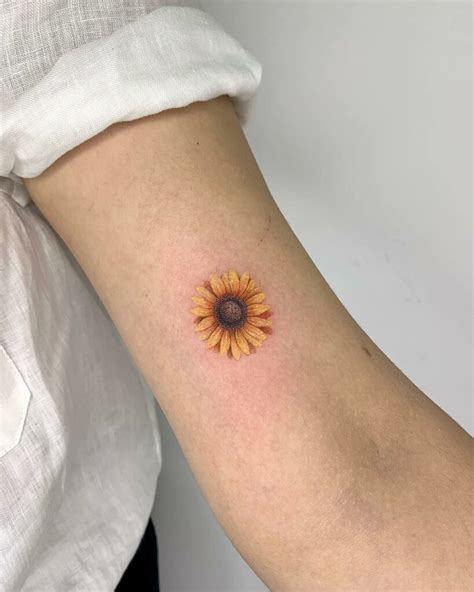 Sunflower Tattoo Foot Ideas Best Flower Site