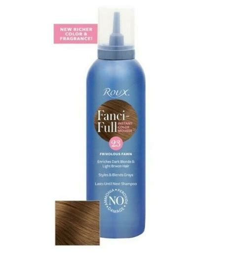 Roux Fanci Full Color Styling Mousse 6 Oz New Formula Shades 13