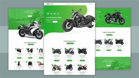 How To Make Bike Website Using Html And Css Full Responsive Multi Page