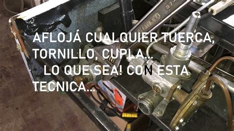 Como Aflojar Tuerca Tornillo Cupla Con Oxido Sarro Trabasil Etc