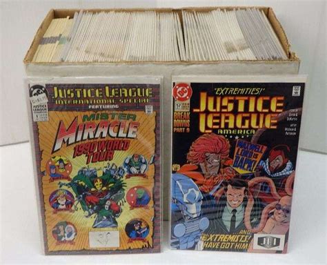 Justice League Of American Comic Books By Dc Most Are Bagged And