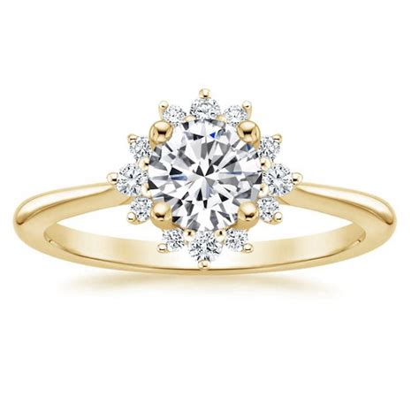 The 28 Best Sunflower Engagement Rings Of 2023