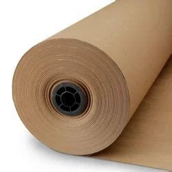 Wood Pulp Brown Packaging Kraft Paper Paper Size Mm Gsm At