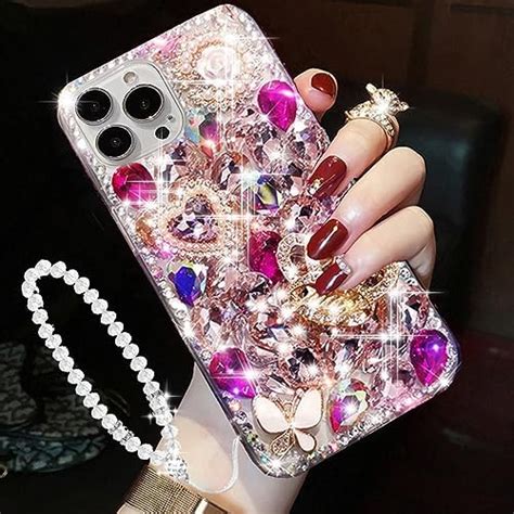 Amazon Changjia For IPhone 15 Pro Max Glitter Bling Case Cute 3D