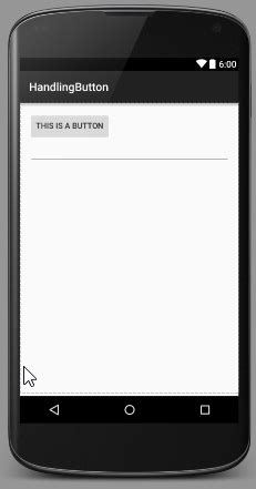 Android OnClickListener Handling Button In Android Studio
