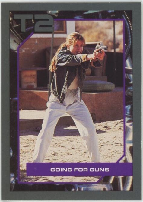 1991 Impel Terminator 2 Going For Guns Sarah Connor Linda Hamilton 56