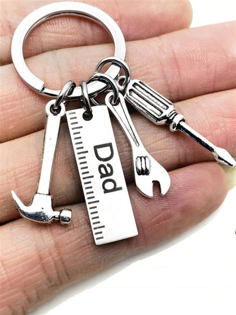 Keychains Mini Tools Setpapa Screw Driver With Ruler Hammer Wrench