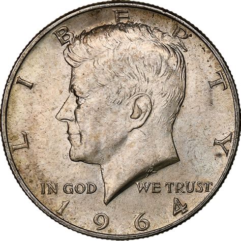 United States, Half Dollar, Kennedy Half Dollar, 1964, Denver, Silver