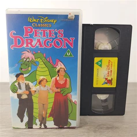 PETE S DRAGON VHS Video Tape Walt Disney Classics Vcr Cassette Cert U