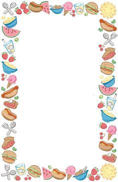 10 Lunch montior ideas | clip art borders, borders and frames, page borders