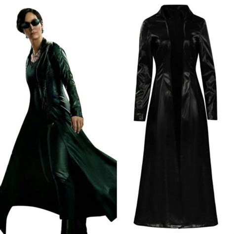 The Matrix Resurrections Trinity Cosplay Costume Outfit Halloween