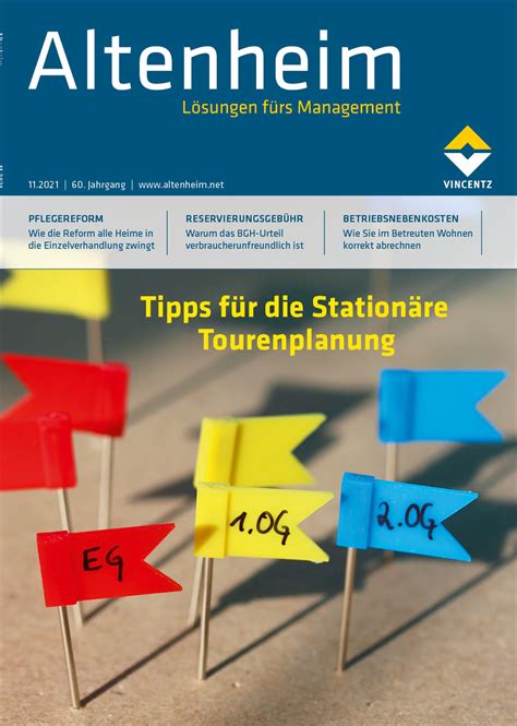 Stationäre Tourenplanung Tipps aus der Praxis Altenheim