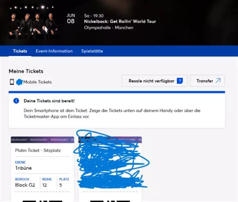 Nickelback Get Rollin World Tour Mobilticket Olympiahalle M Nchen