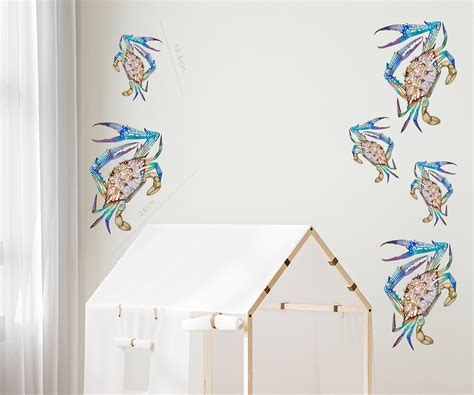 Two Salty Crabs Wall Decal Mandart