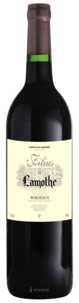 Ch Teau Lamothe De Haux Filius Bordeaux Rouge Vivino Us