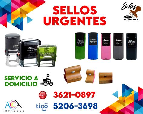 Sellos De Hule Urgentes Y Guatechivas