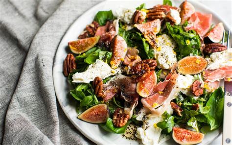 Autumn Salad Fig And Prosciutto Salad With Mozzarella And Poppyseed Vinaigrette Tried And True