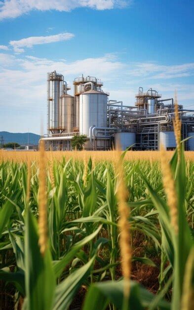 Premium Photo Modern Bioenergy Plant Scene