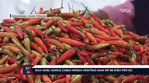 Dua Hari Harga Cabai Merah Keriting Di Pasar Tradisional Semarang Naik