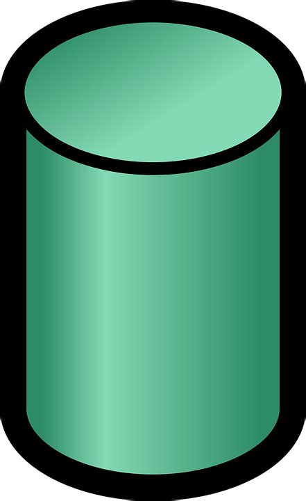 Free Vector Graphic Cylinder Storage Database Metal Free Image On