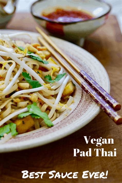 The Best Vegan Pad Thai With Crispy Tofu Rice Noodles Veggies Peanuts Cilantro And The Bes