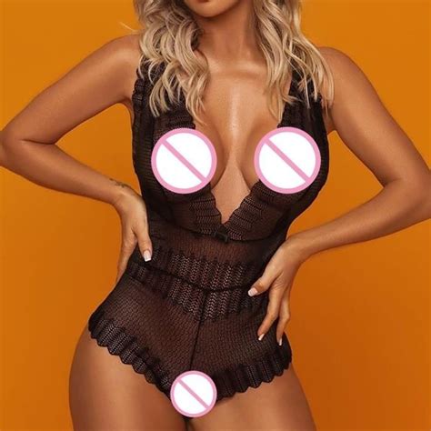 Body Femmes Sexy Lingerie V Tements De Nuit Dentelle Bandage Une Pi Ce