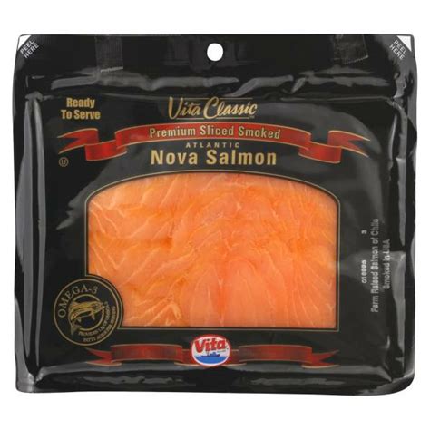 Vita Classics Salmon Atlantic Nova Premium Smoked Sliced Oz