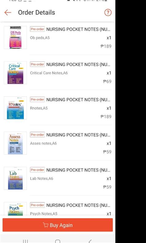 Nursing Pocket Notes On Carousell