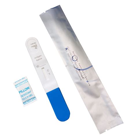 One Step Saliva Midstream Antigen Test Kit Rapid Diagnostic Test Card