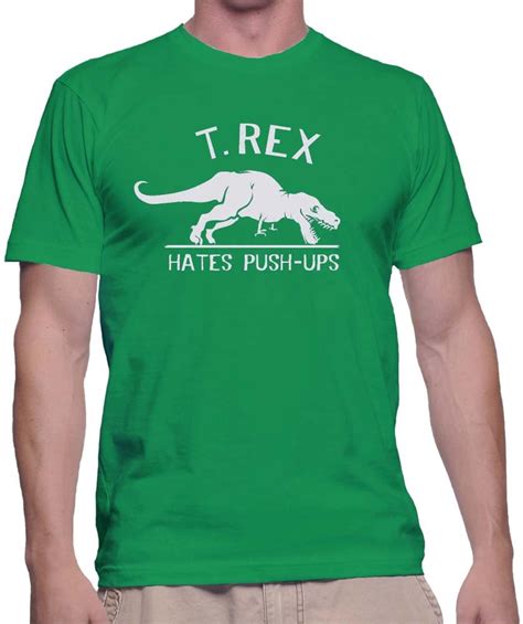 T Rex Hates Push Ups Shirt Trex Shirt Push Up T Shirt Dinosaur Shirt